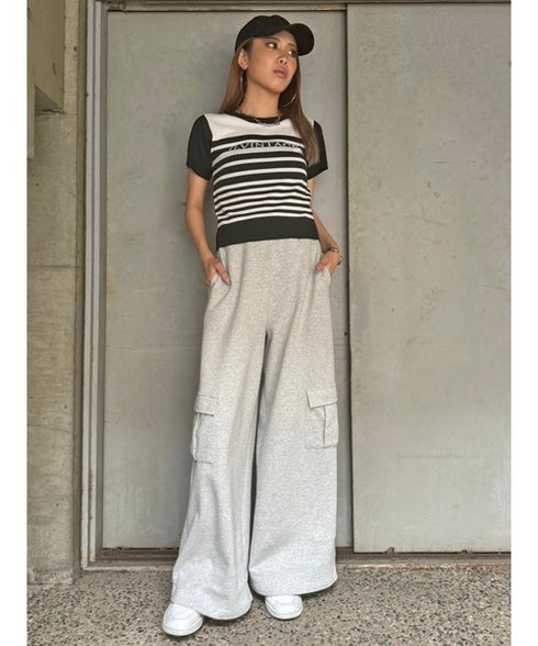 グラム・ヴィンテージボーダーニットトップス