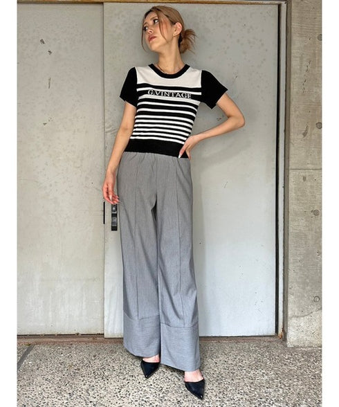 グラム・ヴィンテージボーダーニットトップス