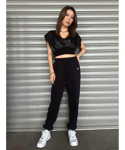 サテンカシュクールトップス