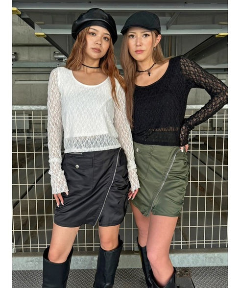 MA-1風ミニスカート