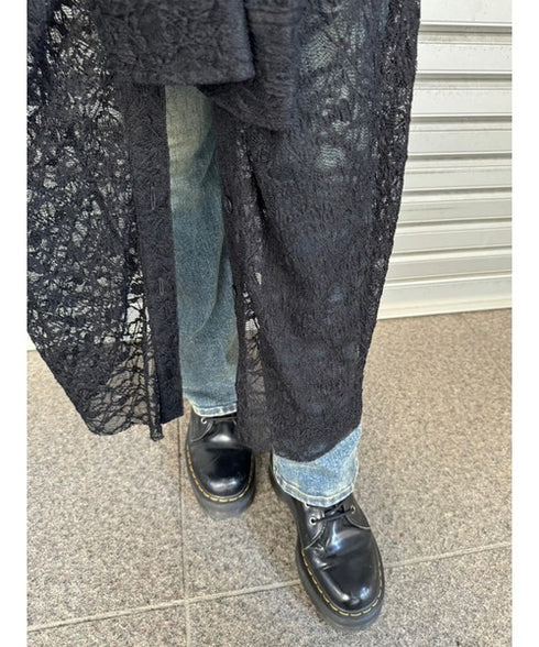 レースシャツライクロングスカート