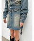 ヴィンテージ加工デニムワンピース