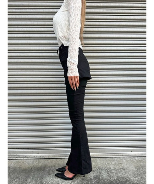 スカートドッキングフレアパンツ