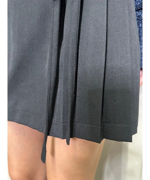 リボンプリーツミニスカート