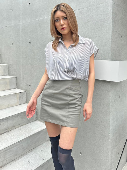 シャツドッキングワンピース