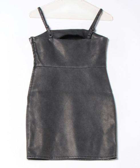 ヴィンテージレザーキャミワンピース