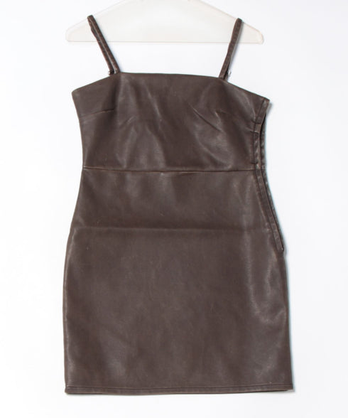 ヴィンテージレザーキャミワンピース
