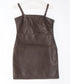 ヴィンテージレザーキャミワンピース