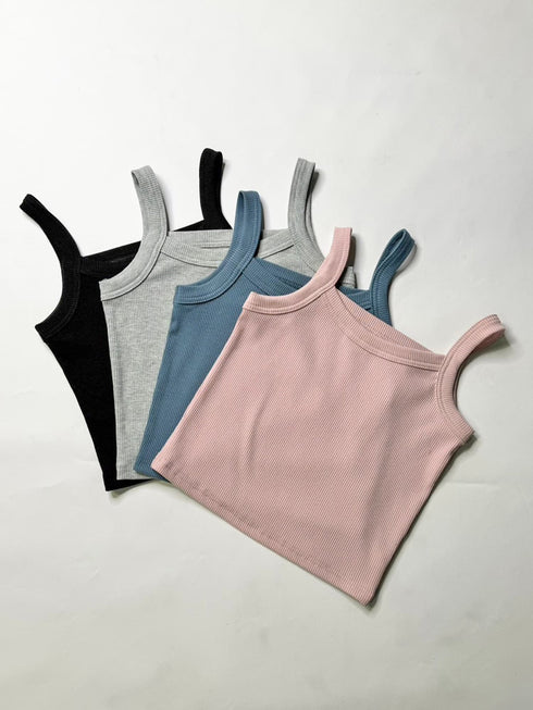 リブパイピングキャミトップス