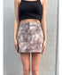 ニュアンス柄ミニスカート