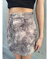ニュアンス柄ミニスカート