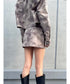ニュアンス柄ミニスカート