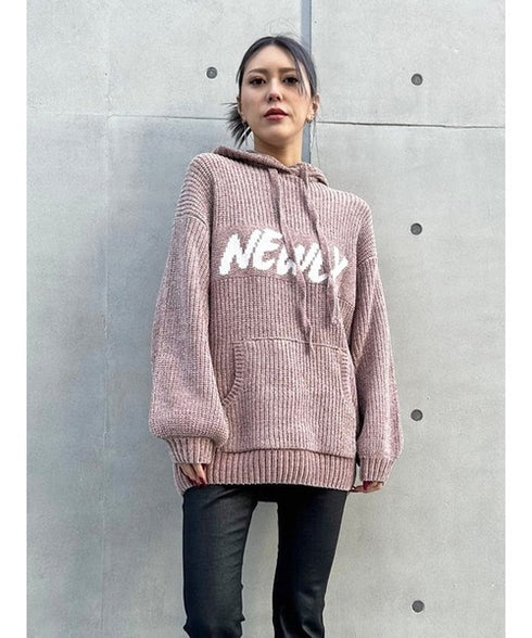 NEWLYモールニットトップ