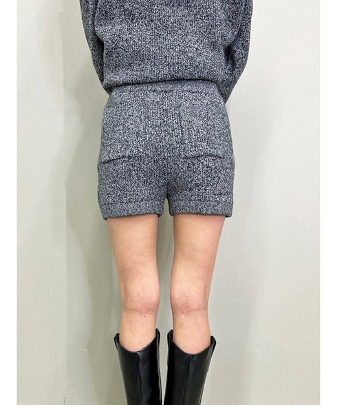 MIXニットショートパンツ