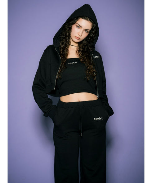 ロゴ刺繍スウェットキャミトップ