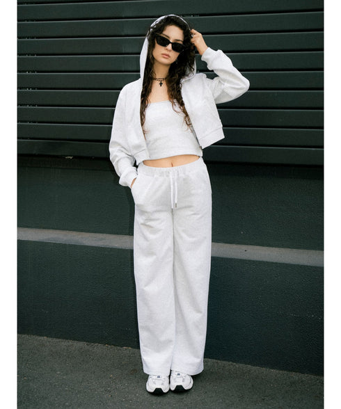 ロゴ刺繍スウェットキャミトップ