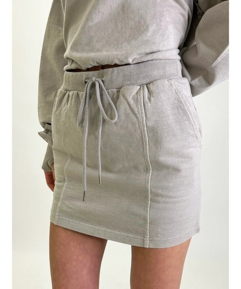 加工裏毛ミニスカート