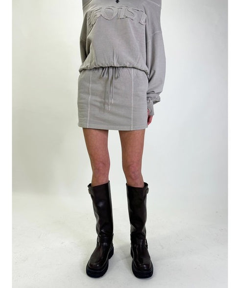 加工裏毛ミニスカート