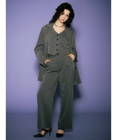 スリーブレスジャケットベスト