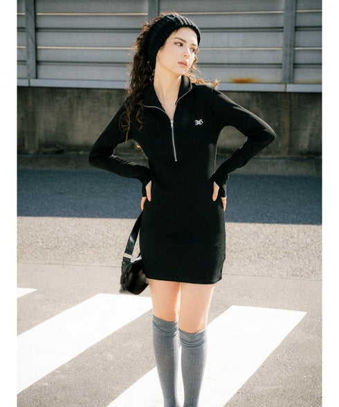 ハーフZIPミニワンピースⅡ