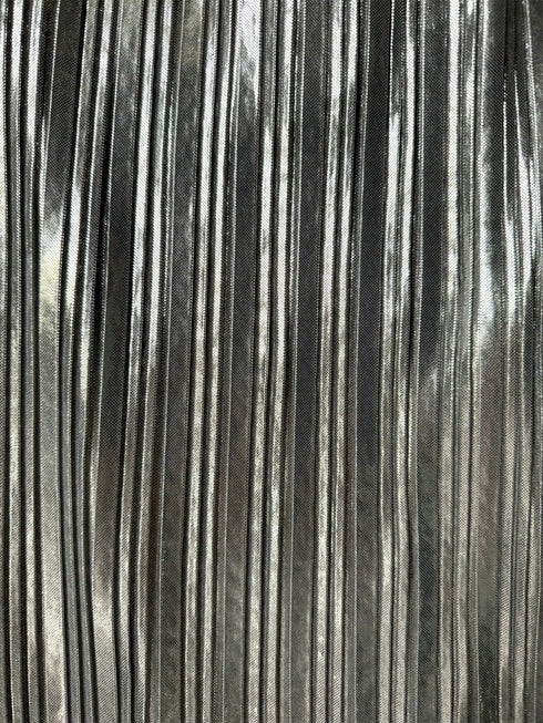 シャイニープリーツワイドパンツ