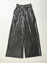 シャイニープリーツワイドパンツ