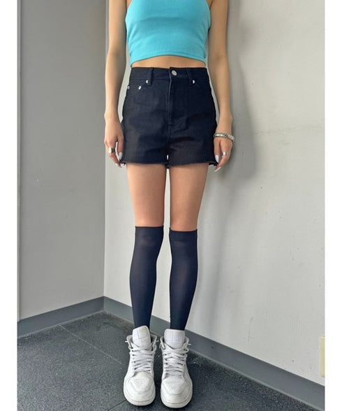 ヘムカットオフショートパンツ