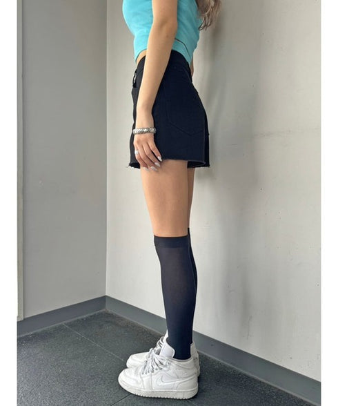 ヘムカットオフショートパンツ