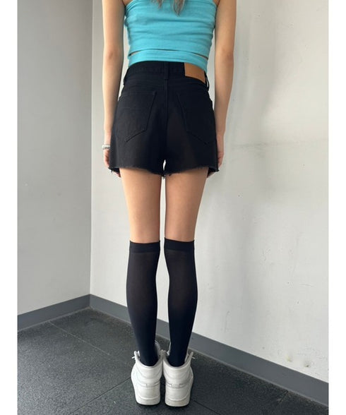 ヘムカットオフショートパンツ