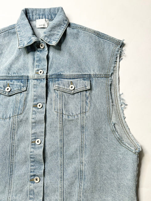 ノースリデニムジャケット