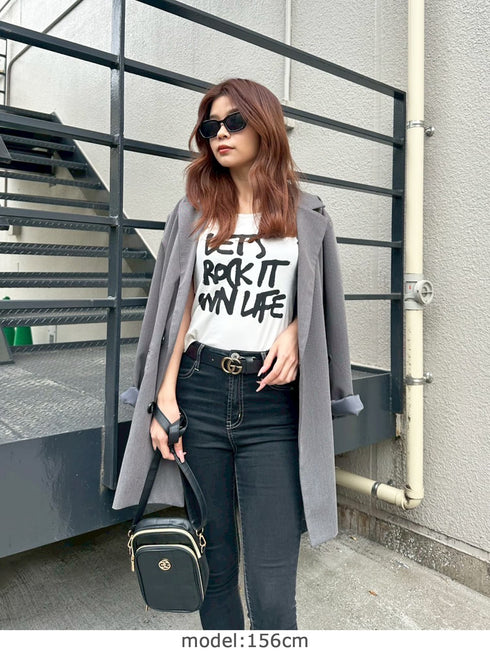 手書き風ロゴTシャツ