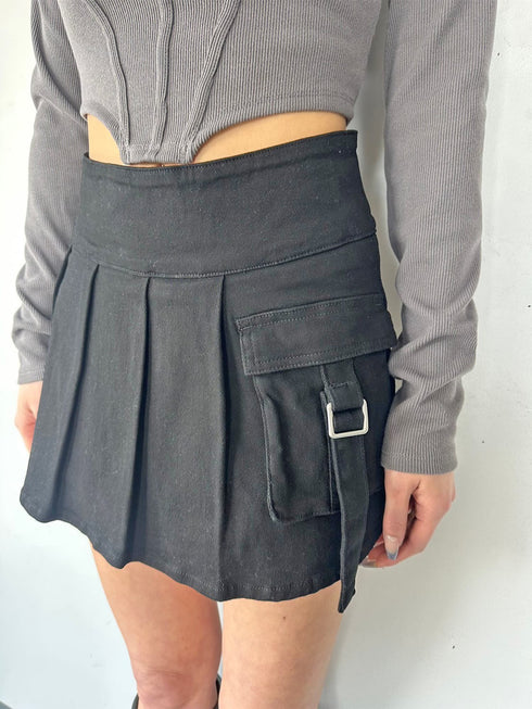 カーゴポケットプリーツスカートⅡ