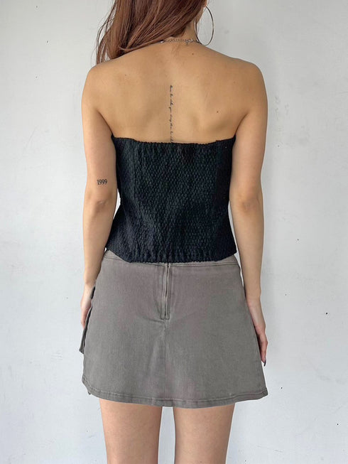 ツイードビスチェ