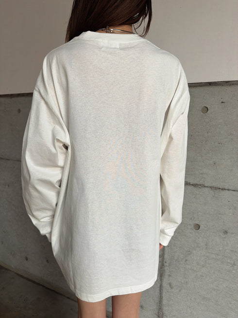 フロント刺繍ユニセックスロンT