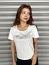 ラインストーンロゴTシャツ