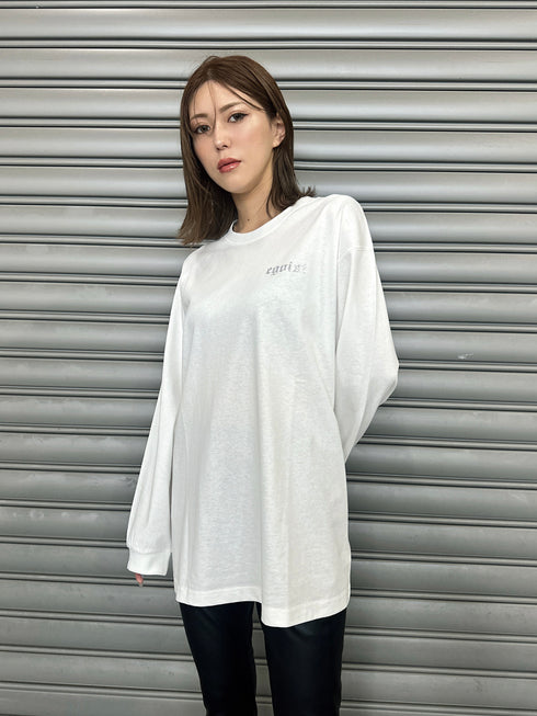 ラインストーンロゴユニセックスロンT