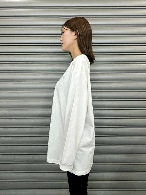 ラインストーンロゴユニセックスロンT