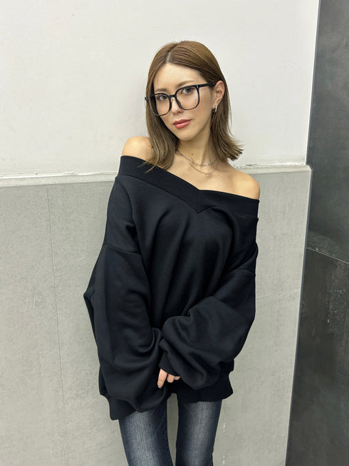 BIGオフショルプルオーバー