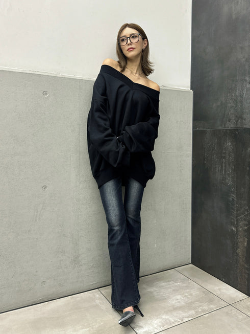 BIGオフショルプルオーバー