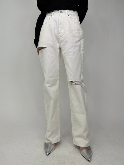 EGストレートデニムパンツ