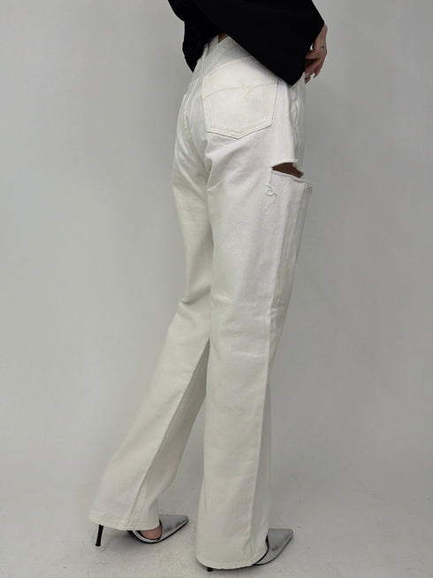 EGストレートデニムパンツ