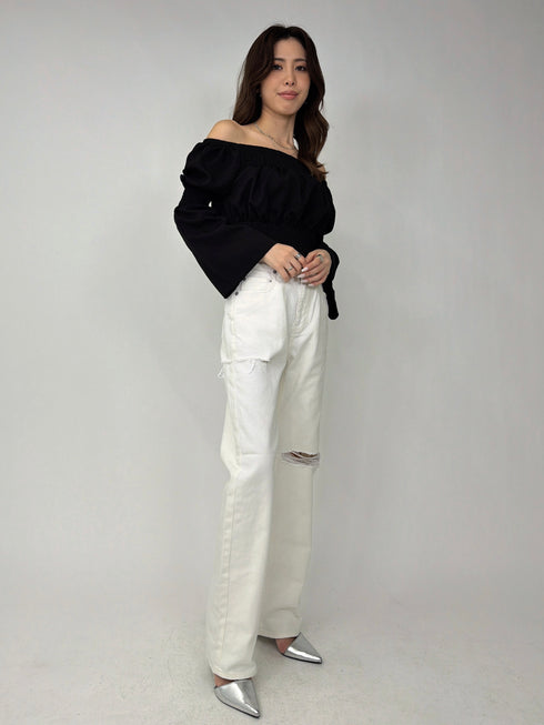 EGストレートデニムパンツ