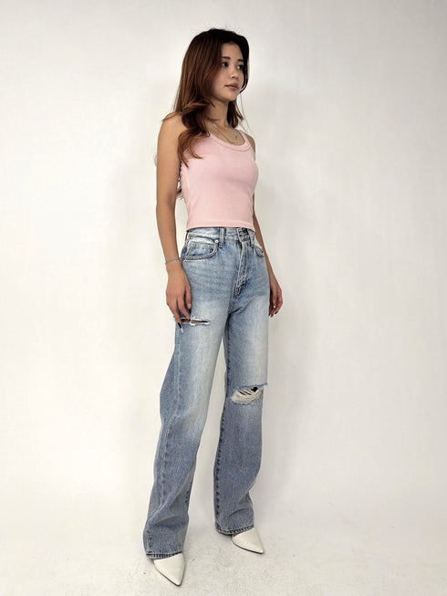 EGストレートデニムパンツ