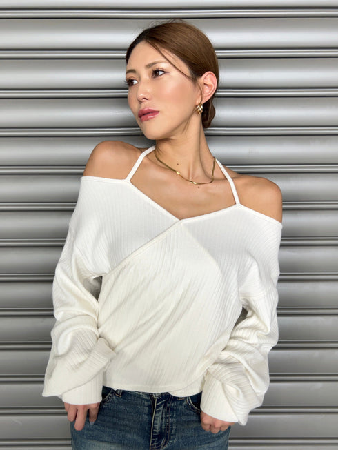 ホルターバストクロストップス