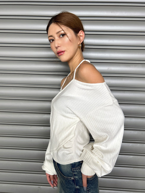 ホルターバストクロストップス