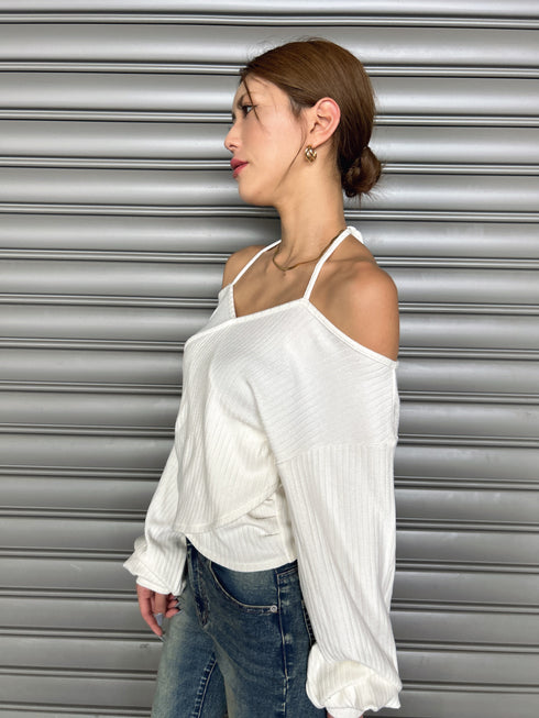 ホルターバストクロストップス