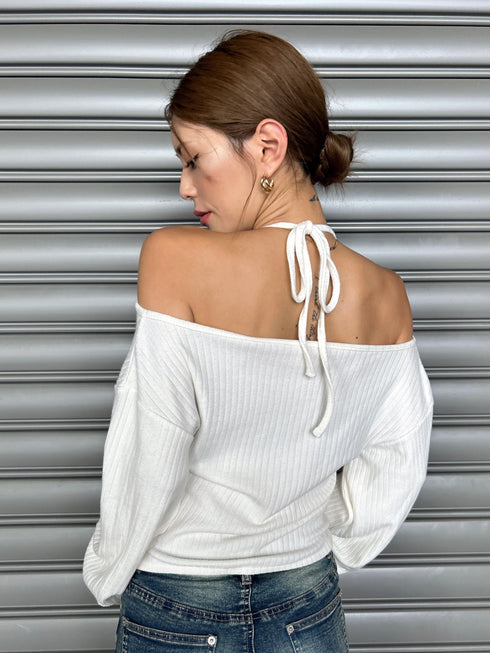 ホルターバストクロストップス