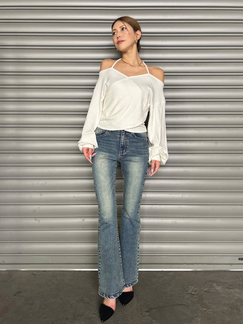 ホルターバストクロストップス