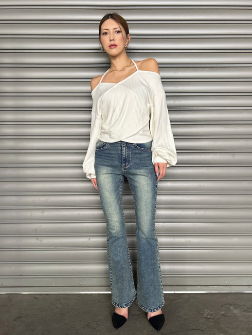 ホルターバストクロストップス