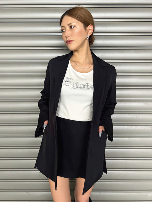 フレアスリーブシングルジャケット